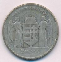1930. 5P "Horthy Jobbra" Ag T:3
Adamo P8