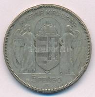 1930. 5P "Horthy Jobbra" Ag T:3 ph.
Adamo P8