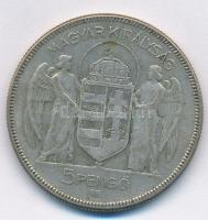 1930. 5P "Horthy Jobbra" Ag T:3
Adamo P8
