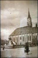 cca 1942 Kolozsvár, 11 db szabadon felhasználható vintage NEGATÍV, Hatschek és Farkas (azaz HAFA) fo...