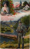 1926 A szerelmünk boldog időszaka / WWI Austro-Hungarian K.u.K. military, romantic couple. O.K.W. 491. (EK)