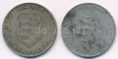 1947. 5Ft Ag "Kossuth" (2x) T:2-,3 
Adamo F8.1