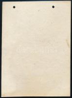 Vaszary János (1867-1939): Párizsi arcok, 1910. Ceruza, papír, jelzett. Noteszlapon. Proveniencia: G...