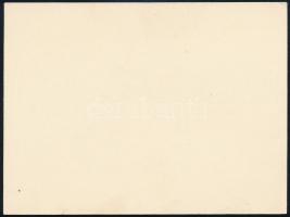 Szinyei Merse Pál (1845-1920) festőművész saját kezű aláírása autogramkártyán. Proveniencia: Gerő Öd...