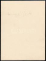 Faragó Géza (1877-1928):  Lány virággal. Ceruza. papír. Jelzett. Proveniencia: Gerő Ödön művészeti s...