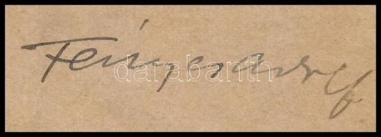 Fényes Adolf (1867-1945): Iskolás gyerek. Tus, papír, Jelzett FA és hátoldalán teljes autográf aláír...