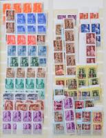 Érdekes főleg postatiszta tétel háború előtti és későbbi magyar anyag kb 1950-ig + ugyanebből az idő...