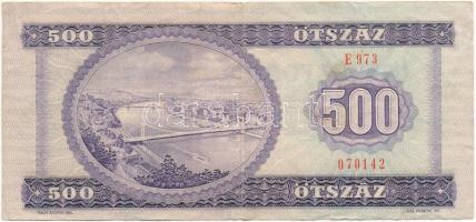 1975. 500Ft eltolódott nyomat T:III
Adamo F41