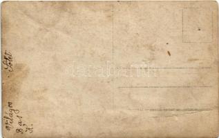 Első világháborús osztrák-magyar katonák favágás közben baltával / WWI K.u.K. (Austro-Hungarian) mil...