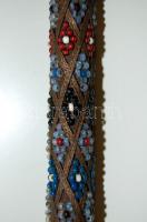 1905 Gyönggyel díszített vasutas tajtékpipa (repedésekkel)