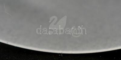 Swarovski kövekkel díszített, csiszolt, üveg balerina figura, jelzett, egyébként hibátlan, eredeti d...