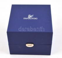 Swarovski kövekkel díszített, csiszolt, üveg balerina figura, jelzett, egyébként hibátlan, eredeti d...