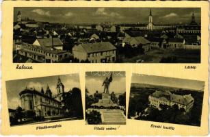 1943 Kalocsa, Főszékesegyház, Hősök szobra, érseki kastély