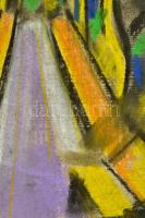 Scheiber jelzéssel: Padon. Vegyes technika, papír, szakadással, 43x30,5 cm,