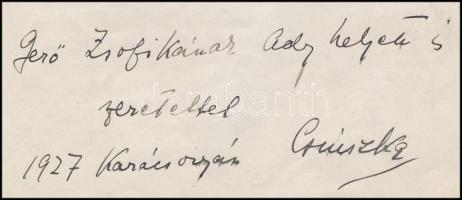 Ady Endre (1877-1919) Én jó Hiszekegyem című versének autográf kézirata, két lap. A vers a Nyugat 19...