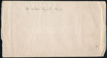 Ady Endre (1877-1919) Én jó Hiszekegyem című versének autográf kézirata, két lap. A vers a Nyugat 19...