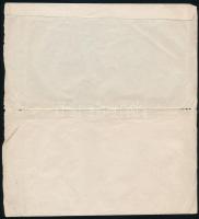 Ady Endre (1877-1919) Én jó Hiszekegyem című versének autográf kézirata, két lap. A vers a Nyugat 19...