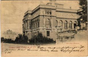 1898 Linz, Das neue Museum / new museum (EK)