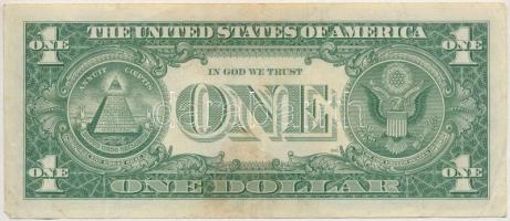 Amerikai Egyesült Államok 1961-1962. (1957A) 1$ "Silver Certificate - kisméretű", kék pecs...