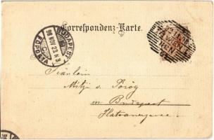 1898 Wien, Vienna, Bécs I. Peterskirche / church. 7208. litho s: Rosenberger (EK)