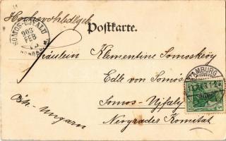 1903 Blankenese (Hamburg), Hauptstrasse / main street. M. Glückstadt & Münden