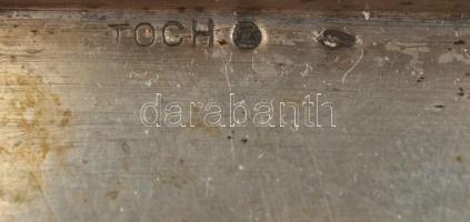 Ezüst(Ag) "F.M.S.E. Tárcaközi Tennisz bajnokság 1934. Férfi páros II. díj" art deco hamutá...