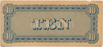 Amerikai Konföderációs Államok / Richmond / Virginia 1864. 10$ T:III- szakadások
The Confederate St...