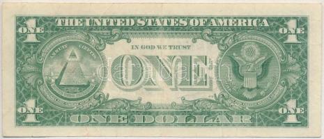 Amerikai Egyesült Államok 1961-1962. (1957A) 1$ "Silver Certificate - kisméretű", kék pecs...