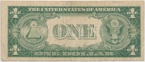 Amerikai Egyesült Államok 1957-1961. (1935F) 1$ "Silver Certificate - kisméretű", kék pecs...