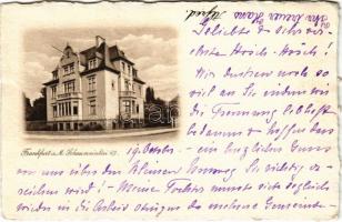 1916 Frankfurt am Main, Schaumainkai 69. / villa (EK)