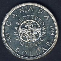 Kanada 1964. 1$ Ag "Charlottetown" T:1/2