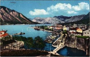 Kotor, Cattaro; port, bridge. Purger & Co. No. 8426.