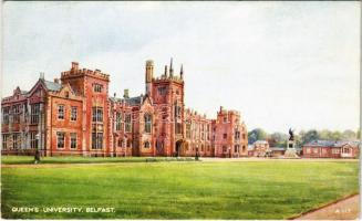 Belfast, Queens University. Art Colour Postcard. s: E. W. Trick