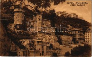 Napoli, Naples; Parco Grifeo e Hotel Bertolini / park, hotel. Ed. Ditta Roberto Zedda di V. Carcavallo