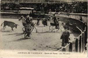 Courses de Taureaux. Suerte de Varas. Les Picadors / Spanish folklore, bullfight, matadore (EK)