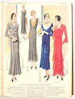 1931 Magyar Úriasszonyok Lapja VIII.évfolyam, 1931, I. kötet, vászonkötésben. Színes és fekete-fehér...