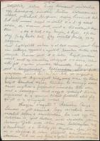 1945.V.18 levél, amelyben a levélíró kifejezi a reményét, hogy a férje visszatér és említi, hogy a t...