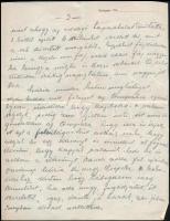 1945.V.18 levél, amelyben a levélíró kifejezi a reményét, hogy a férje visszatér és említi, hogy a t...