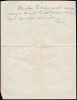 1945.V.18 levél, amelyben a levélíró kifejezi a reményét, hogy a férje visszatér és említi, hogy a t...