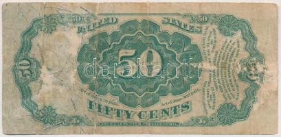 Amerikai Egyesült Államok 1875. 50c T:III- szakadások
USA 1875. 50 Cents C:VG tears
Krause P#124