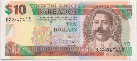 Barbados 2007. 10$ T:I- Barbados 2007. 10 Dollars C:AU Krause P#68.a