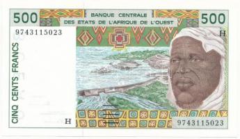 Nyugat-Afrikai Államok / Niger 1997. 500Fr T:I West African States / Niger 1997. 500 Francs C:UNC Krause 610H.g