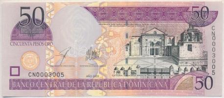 Dominikai Köztársaság 2003. 50P T:I- Dominican Republic 2003. 50 Pesos C:AU Krause P#170c