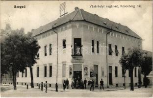 1915 Szeged, Vásárhelyi sugár út, Rosenberg ház, Rosenberg Vilmos üzlete