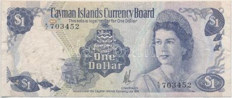 Kajmán-szigetek 1974. 1$ T:III  Cayman Islands 1974. 1 Dollar C:F Krause P#5