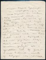 1910. március 27. Ady Endre (1877-1919) autográf levele Gerő Ödön (1863-1939) író, újságíró, szerkesztőnek. Párizsból.  A levél szövege: Nagyon Tisztelt Szerkesztő úr, megtisztelő szíves sorait köszönöm. Én valóban egész örömmel állok a Világ mellé, ha erről szó lesz. Közös ügyünk, közös harcunk, közös vágyunk, még akkor is, ha ki kellene maradnom belőle. Verset az első számra azért nem küldhetek, mert a Nyugat-tal való szerződésem tiltja. Nekik írtam engedelemért, s remélem, szerkesztő úr is szívesebben lát egy szabad, harcos katonát, mint hitszegő átpártoltat. Mint Révésznek írtam, én májusra hazamennék, ha helyet találnék a lapnál. Mindenesetre - ugye? - idegenek nem leszünk egymáshoz? A mélyen tisztelt Szerkesztő úrnak régi, igaz tisztelője (Vasárnap, húsvét) Ady Endre Publikálva: Ady Endre levelei II. 659.  Az induló Világ liberális polgári radikális, szabadkőműves hátterű, ,,európai magyar lap csak 20 ezer példányban jelent meg, de befolyása ennél jóval nagyobb volt. Legfontosabb publicistái Jászi Oszkár és Ady voltak. 1926-ban a kor egyik vezető botrányáról, a magyar állami részvétellel zajlott frankhamisítási ügyről írtak, ami miatt végül betiltották. A Világ újságírói ekkor megvásárolják a Magyar Hírlapot. Ady - aki maga is szabadkőműves páholy tagja volt - a levél tanulsága szerint állandó státuszért folyamodott a lapnál. Ezt megelőzően számos alkalommal érdeklődött az akkor még induló és cím nélküli lapról:  Hatvany Lajosnak írt levelében például így ír: ,,Írj arról is, hogy a szabadkőműves napilappal mi van már? Ki csinálja? (Ady Endre levelei II. 81.) Ezután egy héttel Jászi Oszkár küldött levelében így ír neki: ,,Mindent el fogok követni, hogy az új lap meghívjon (AEL II: 365.) Révész Bélának március 11-én: ,,...ha az új lap megindul, akkor mindjárt hazamegy (AEL II:83.). Ezután kapta meg Gerő Ödön főszerkesztőtől a felkérést ,,egy hazafias, azaz magyar verset kértek tőle az induló lapba (AEL II: 370-371). Ady erre válaszul írta meg levelünket. Hogy felfokozott várakozásai mennyire lehűltek mutatják az ezután született következő írások. Bölöni Györgynek írt levelében Ady kissé csalódottan írja: Drága Gyurkám, Gerőnek nem úgy kellett volna írni, ahogyan írt. Ő verset kért csak. Én ezt a Nyugattal egyébként is ezer haragban lévén, ily hirtelen nem teljesíthettem. De írtam a Nyugatnak, adjon engedelmet. Mindenesetre a helyes az volna, ha a Világ mint rendes munkatársat invitálna meg. Avagy legalábbis két tárcában, három cikkben és egy versben par mois állapodnék meg velem. (AEL II. 661.) Ady Lajosnak ugyanekkor: Gerő Ödön nem olyan levelet írt, hogy a karjaiba hulljak. De remélem, rájön ő még arra, hogy reám szüksége van. (AEL 662.)