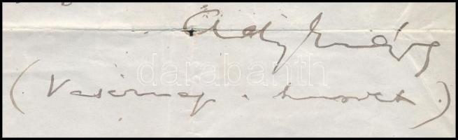 1910. március 27. Ady Endre (1877-1919) autográf levele Gerő Ödön (1863-1939) író, újságíró, szerkes...