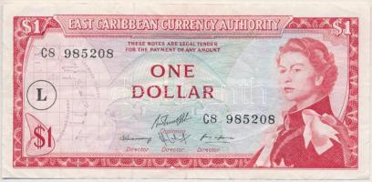 Kelet-Karibi Államok / St. Lucia 1965. 1$ T:III East Caribbean States / St. Lucia 1965. 1 Dollar C:F Krause P#13