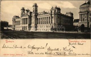 1899 Budapest V. Igazságügyi palota. Károlyi György kiadása