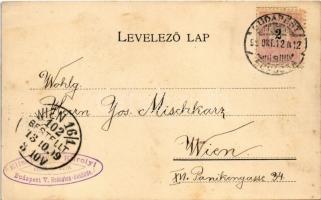 1899 Budapest V. Igazságügyi palota. Károlyi György kiadása